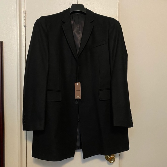 Ben Sherman Melton Wool Blend Coat - Picture 3 of 10